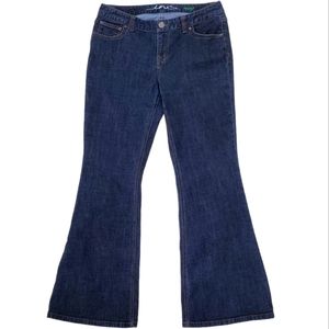 INC International Concepts Dark Blue Flare Jeans